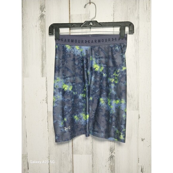 Under Armour Women’s MFO Compression High Rise Bike Shorts Small - Picture 1 of 5